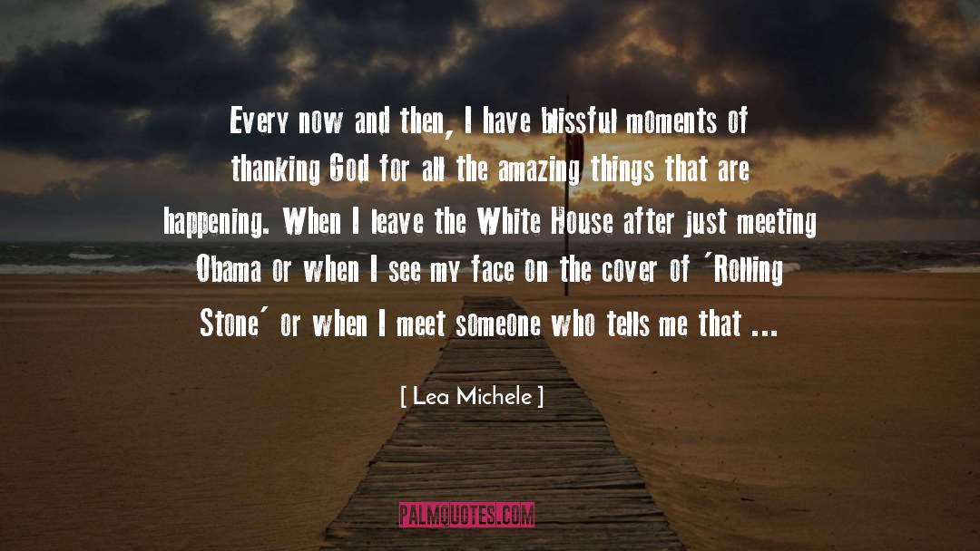 Blissful quotes by Lea Michele