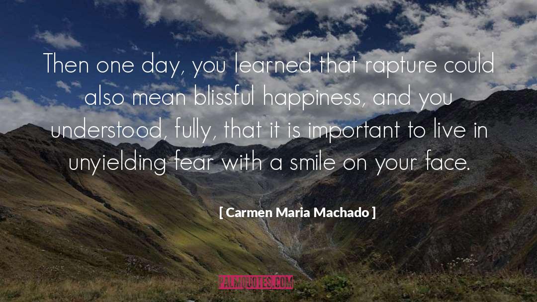 Blissful quotes by Carmen Maria Machado