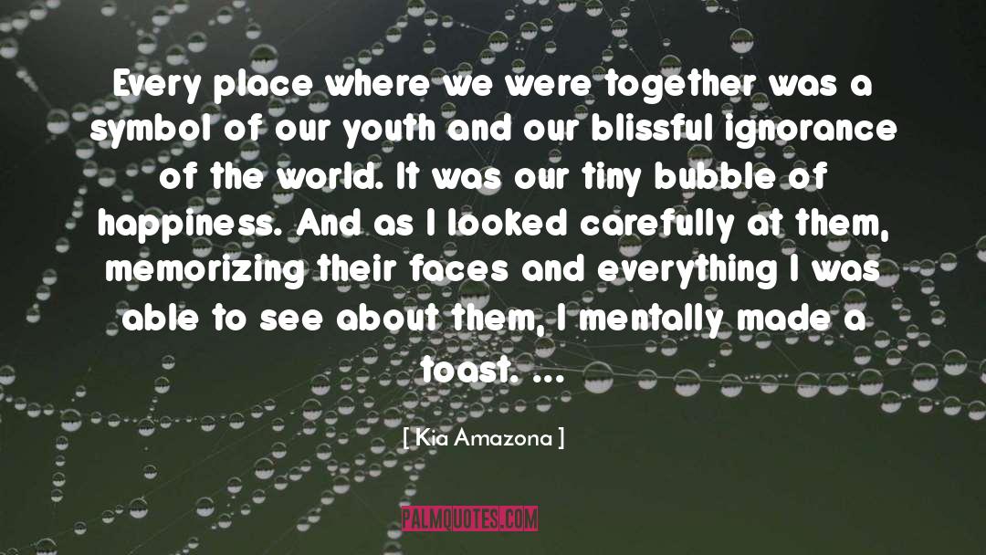 Blissful quotes by Kia Amazona