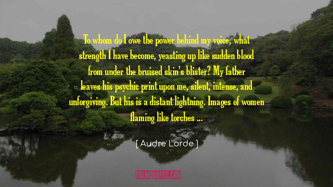 Blister quotes by Audre Lorde