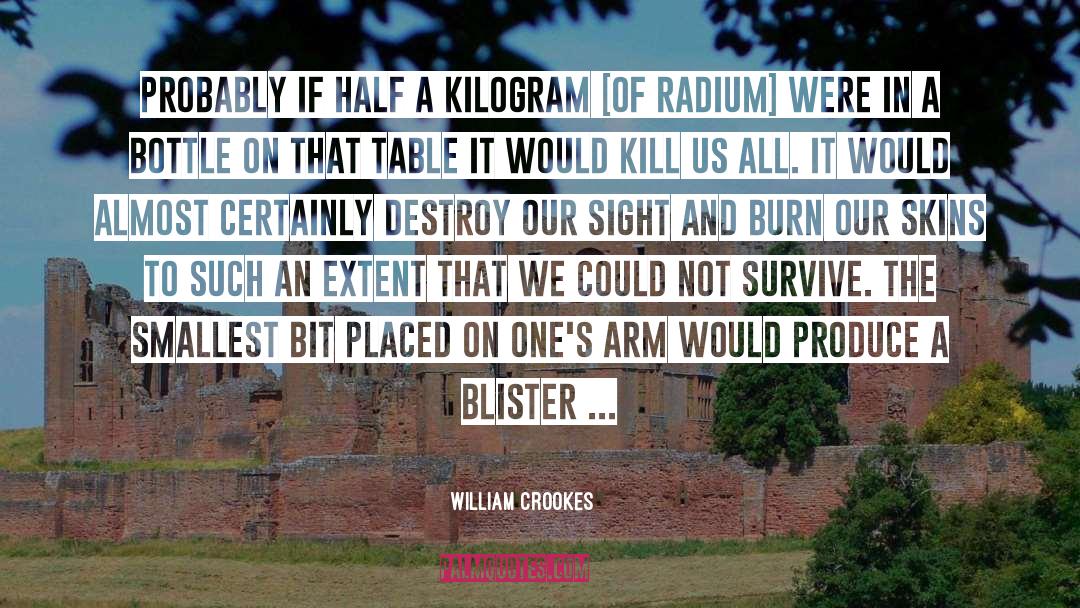 Blister quotes by William Crookes