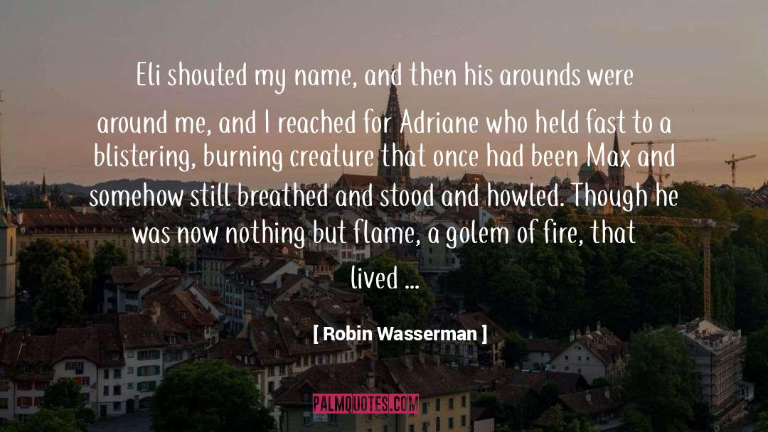 Blistering quotes by Robin Wasserman