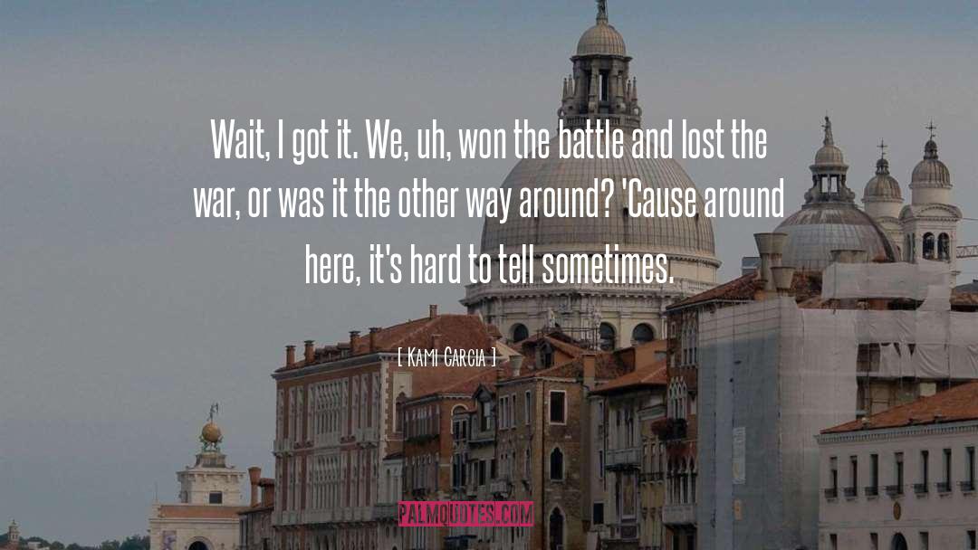 Blitz War quotes by Kami Garcia