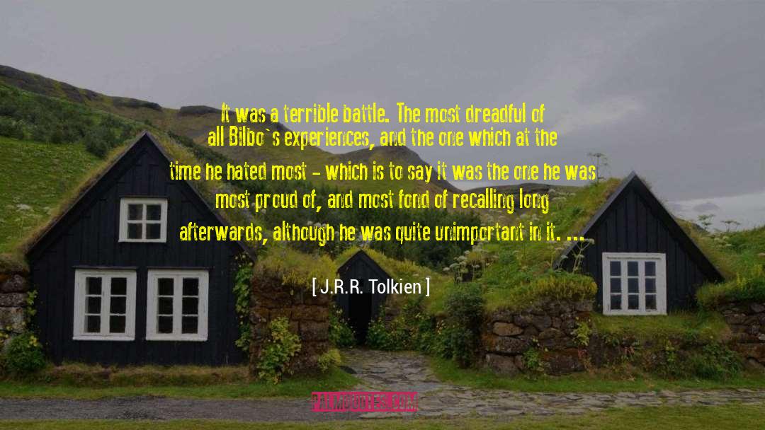 Blitzing Out Of A Dime quotes by J.R.R. Tolkien