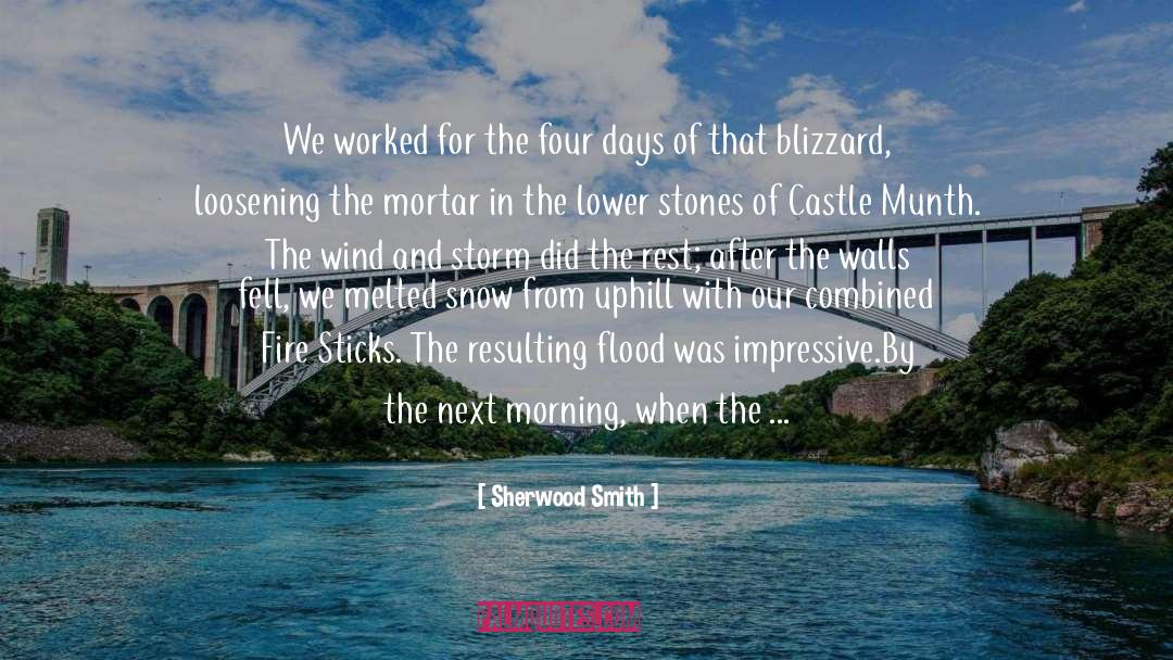 Blizzard quotes by Sherwood Smith