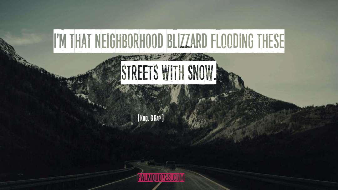 Blizzard quotes by Kool G Rap