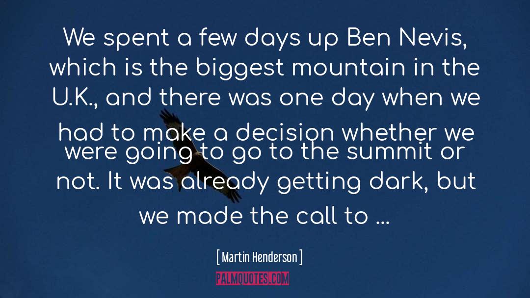 Blizzard quotes by Martin Henderson