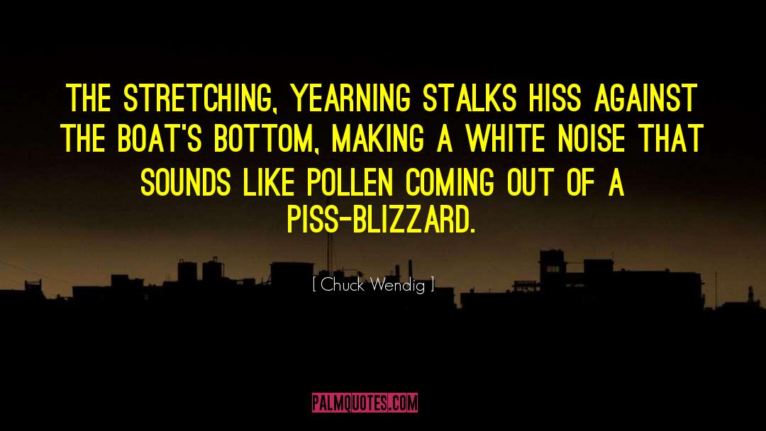 Blizzard quotes by Chuck Wendig