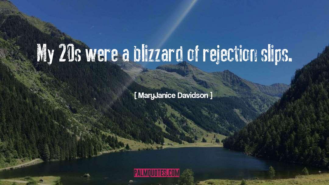 Blizzard quotes by MaryJanice Davidson