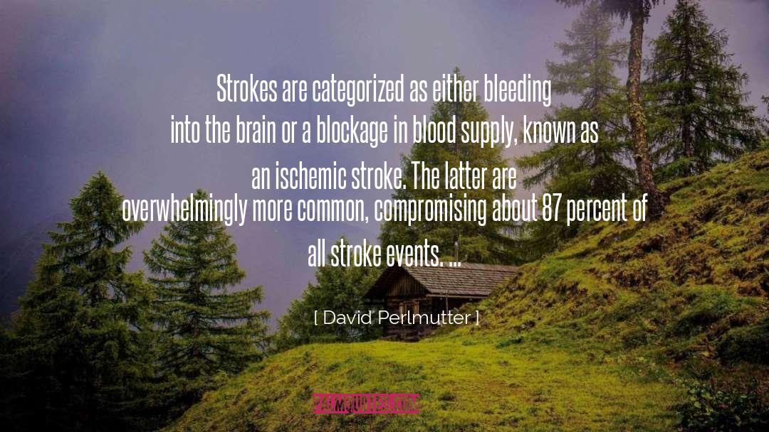 Blockage quotes by David Perlmutter