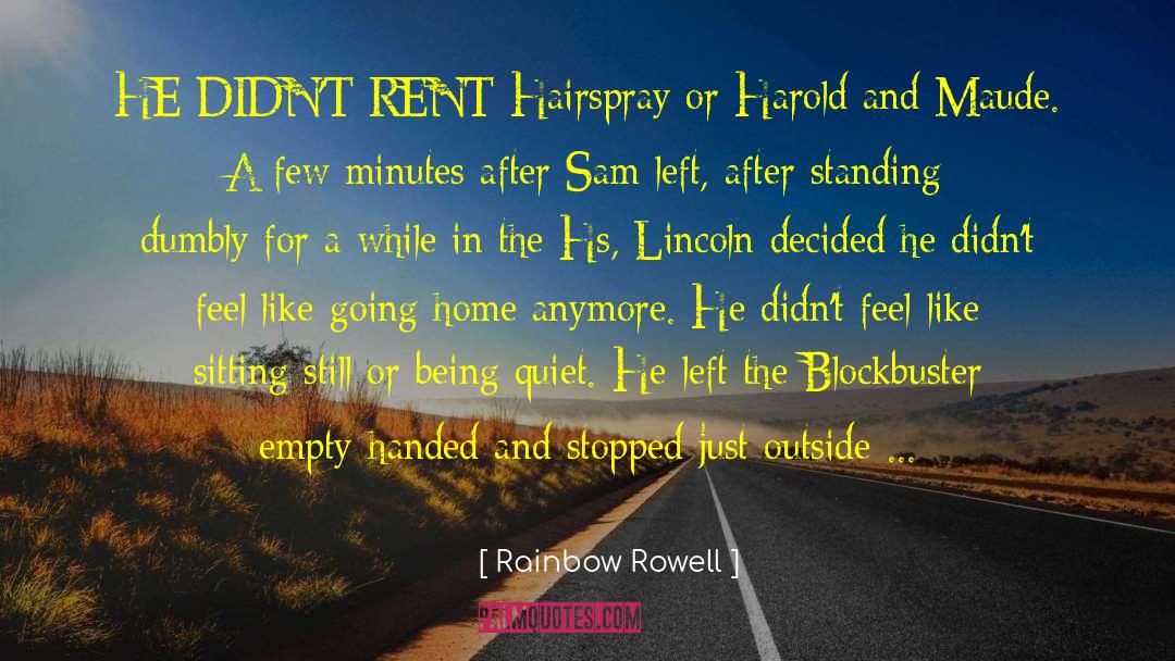 Blockbuster quotes by Rainbow Rowell