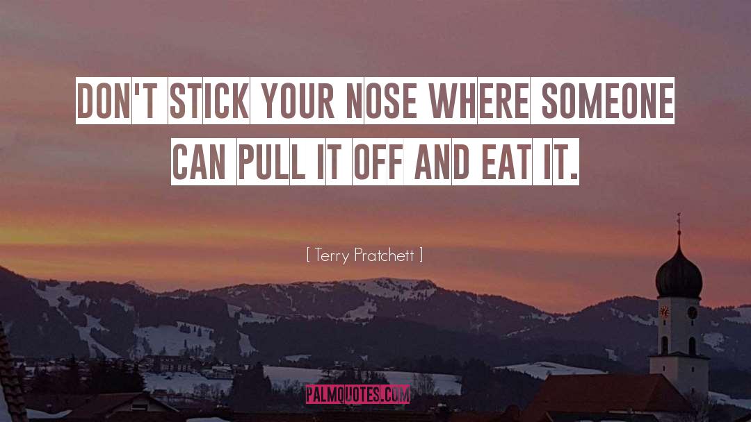 Blocked Nose Funny quotes by Terry Pratchett