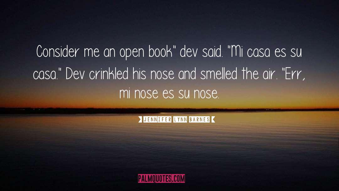 Blocked Nose Funny quotes by Jennifer Lynn Barnes