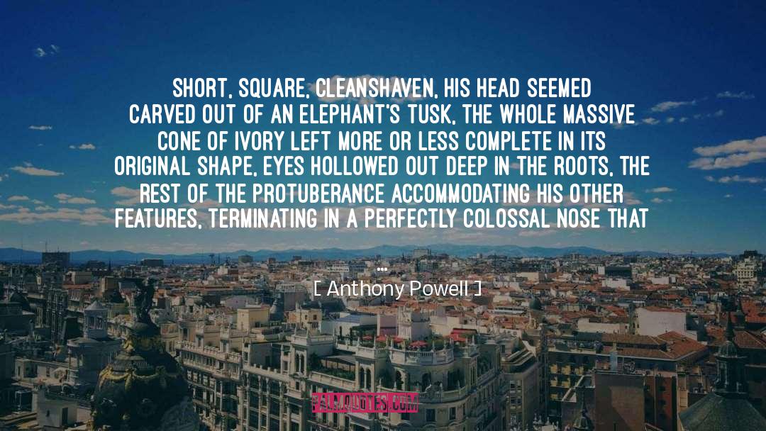 Blocked Nose Funny quotes by Anthony Powell