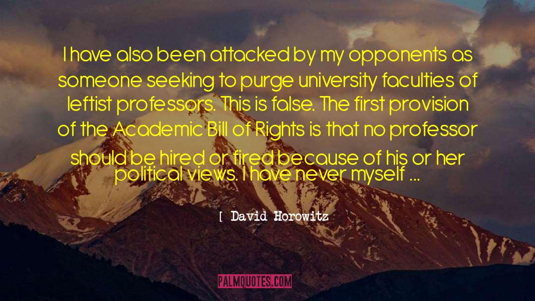 Blockley University quotes by David Horowitz