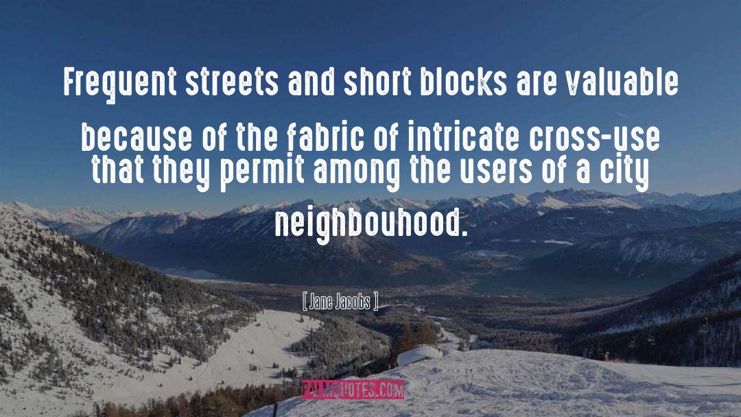 Blocks quotes by Jane Jacobs