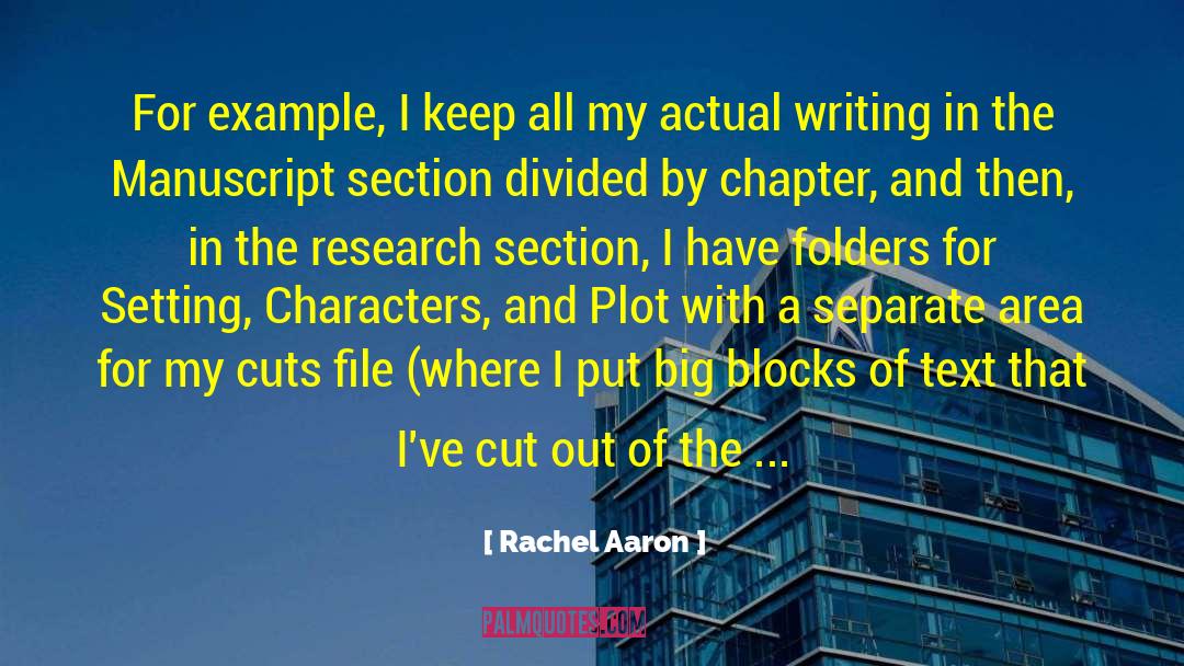 Blocks quotes by Rachel Aaron