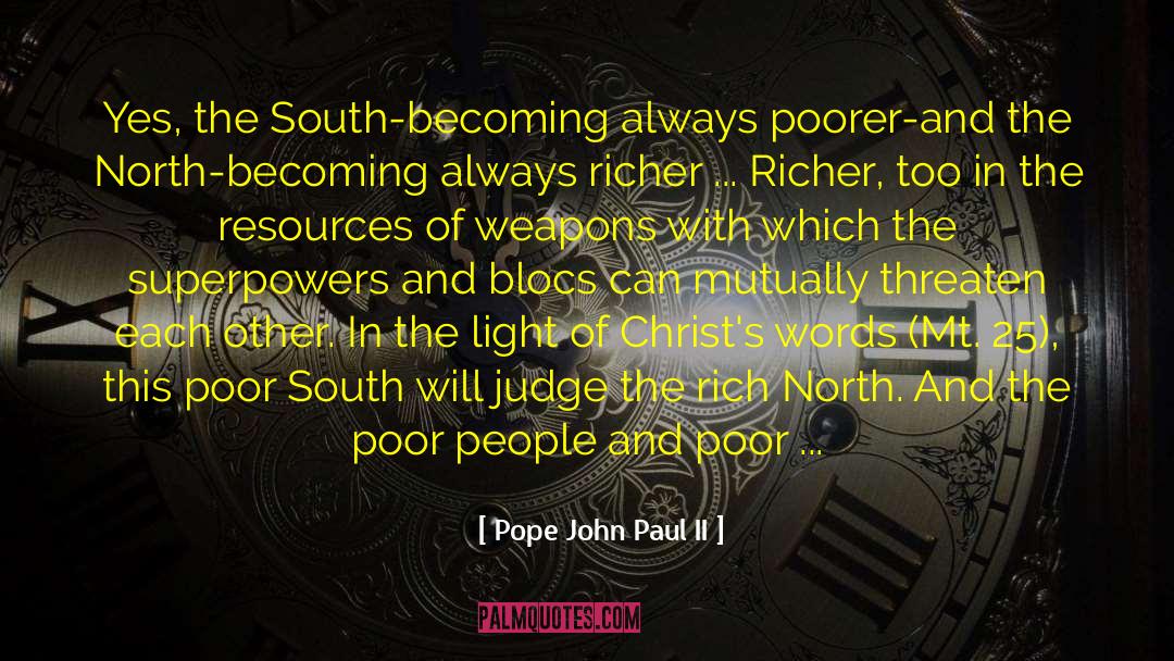 Blocs quotes by Pope John Paul II