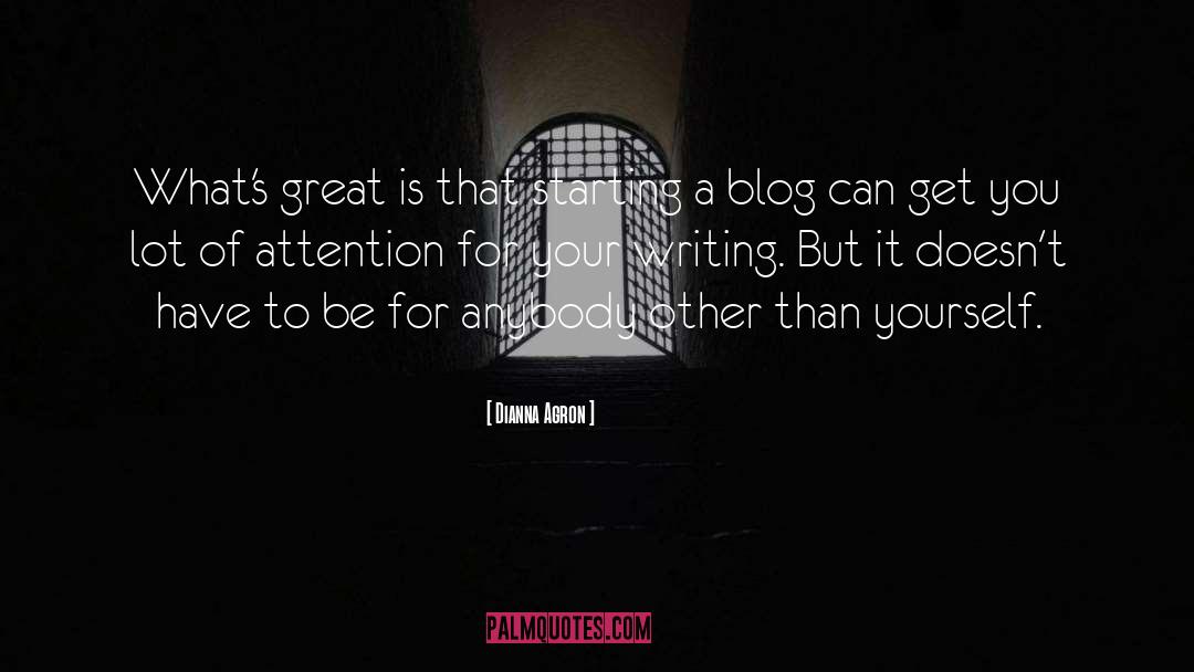 Blog Article quotes by Dianna Agron