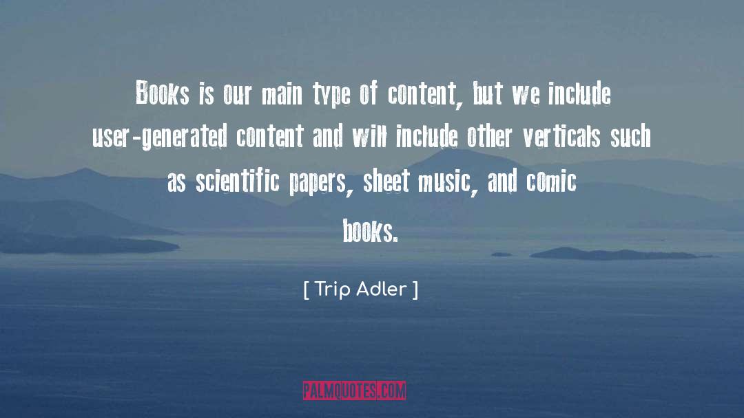 Blog Comment Music quotes by Trip Adler