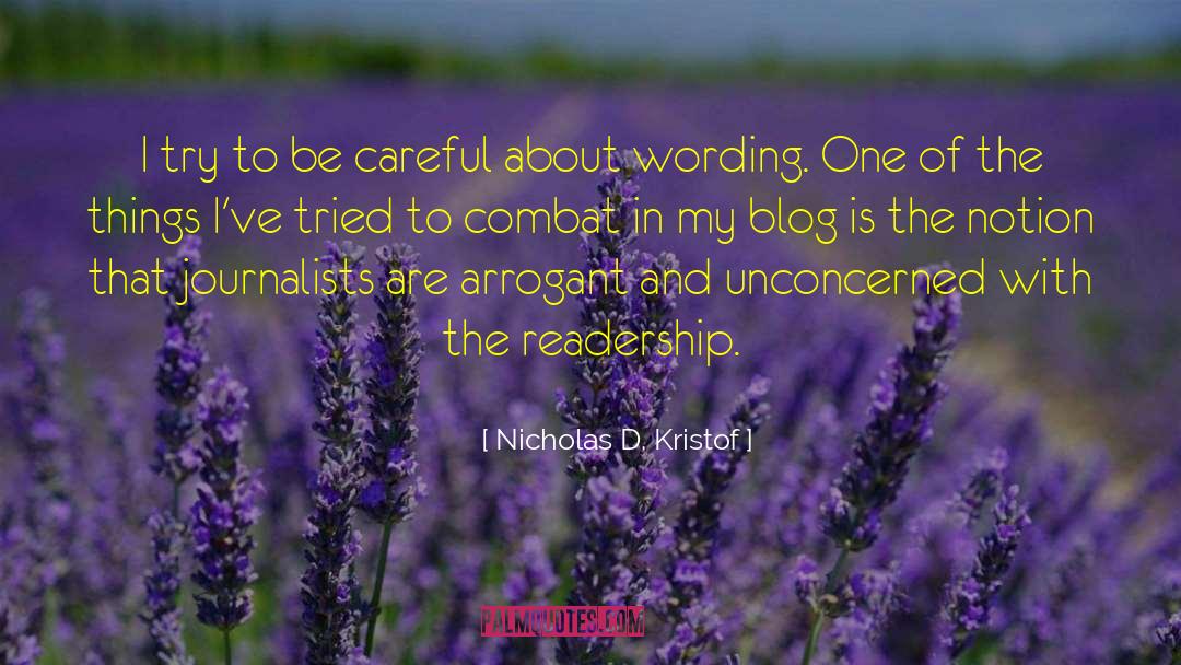 Blog quotes by Nicholas D. Kristof