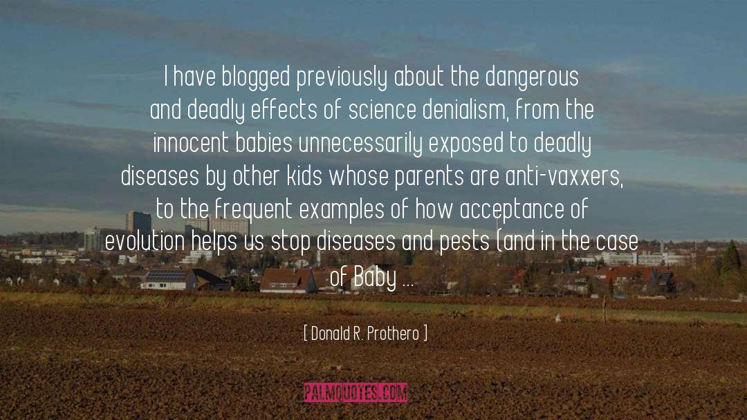 Blog quotes by Donald R. Prothero