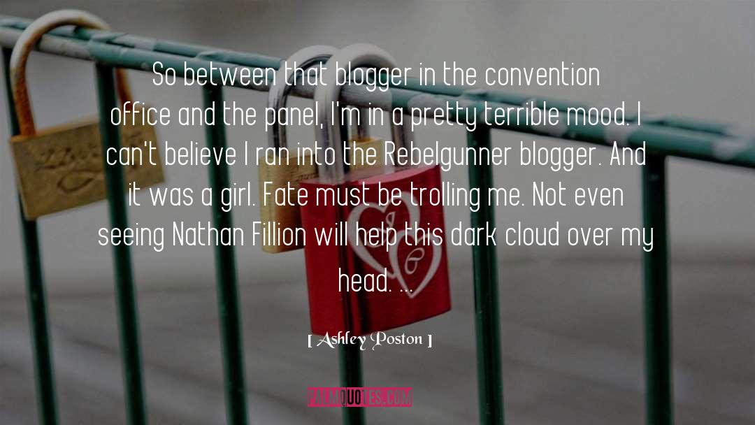 Blogger quotes by Ashley Poston