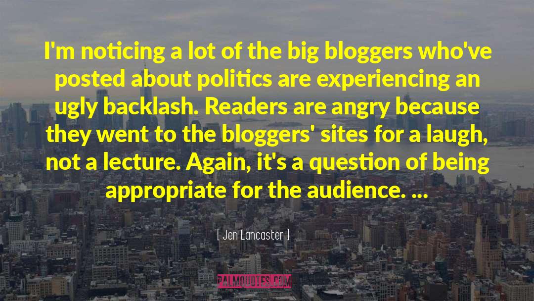 Bloggers quotes by Jen Lancaster