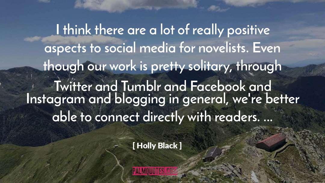 Blogging quotes by Holly Black