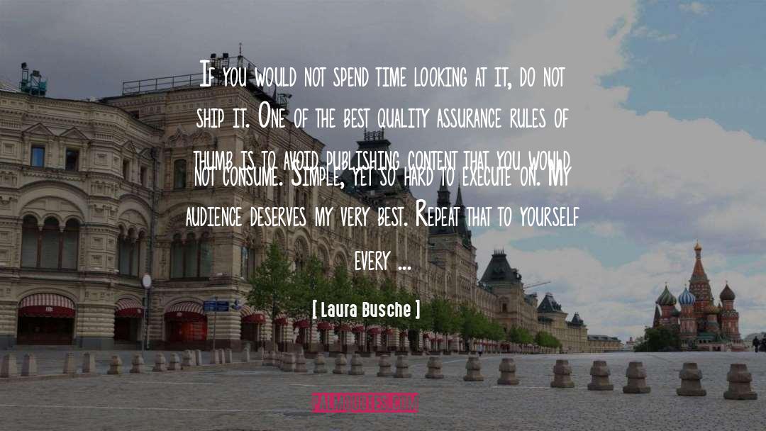 Blogging quotes by Laura Busche