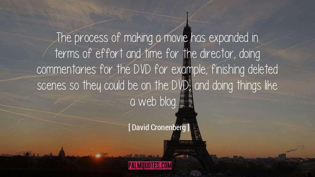 Blogs quotes by David Cronenberg