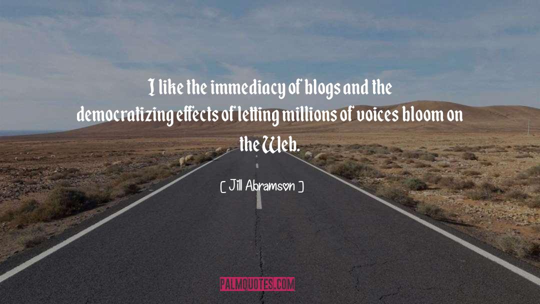 Blogs quotes by Jill Abramson