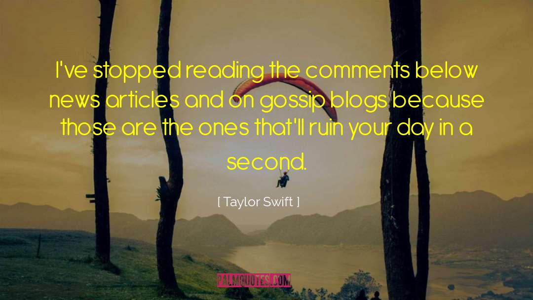 Blogs quotes by Taylor Swift