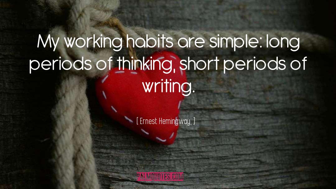 Blogs Writing quotes by Ernest Hemingway,