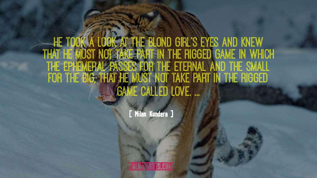 Blond quotes by Milan Kundera