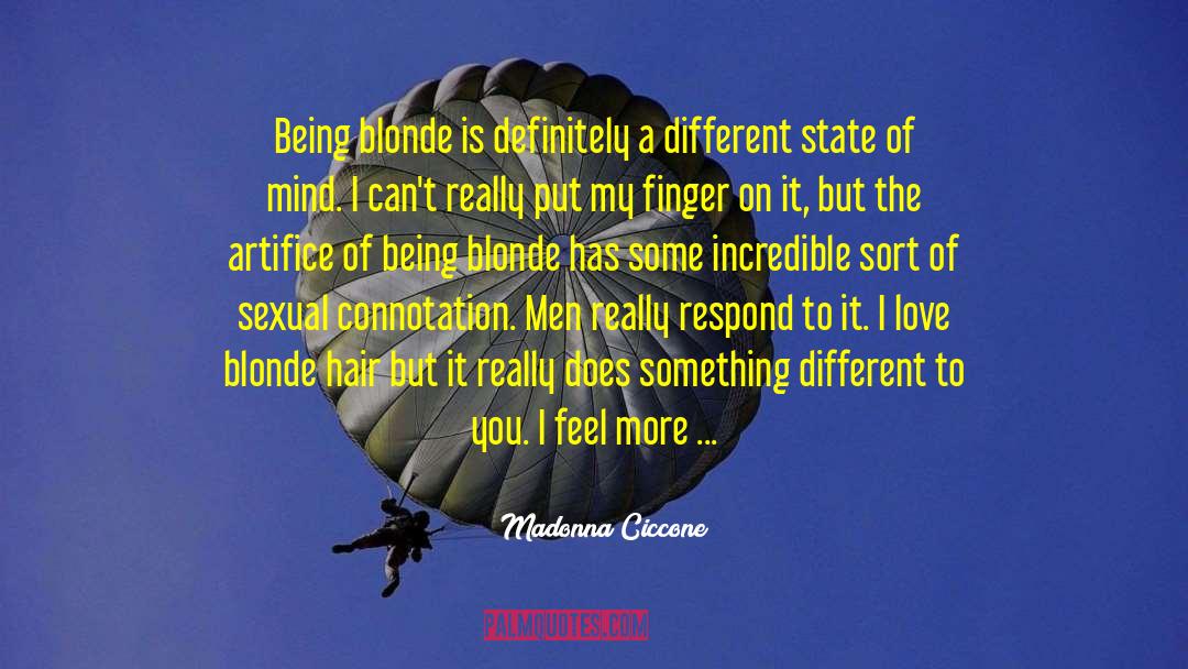 Blonde Hair quotes by Madonna Ciccone