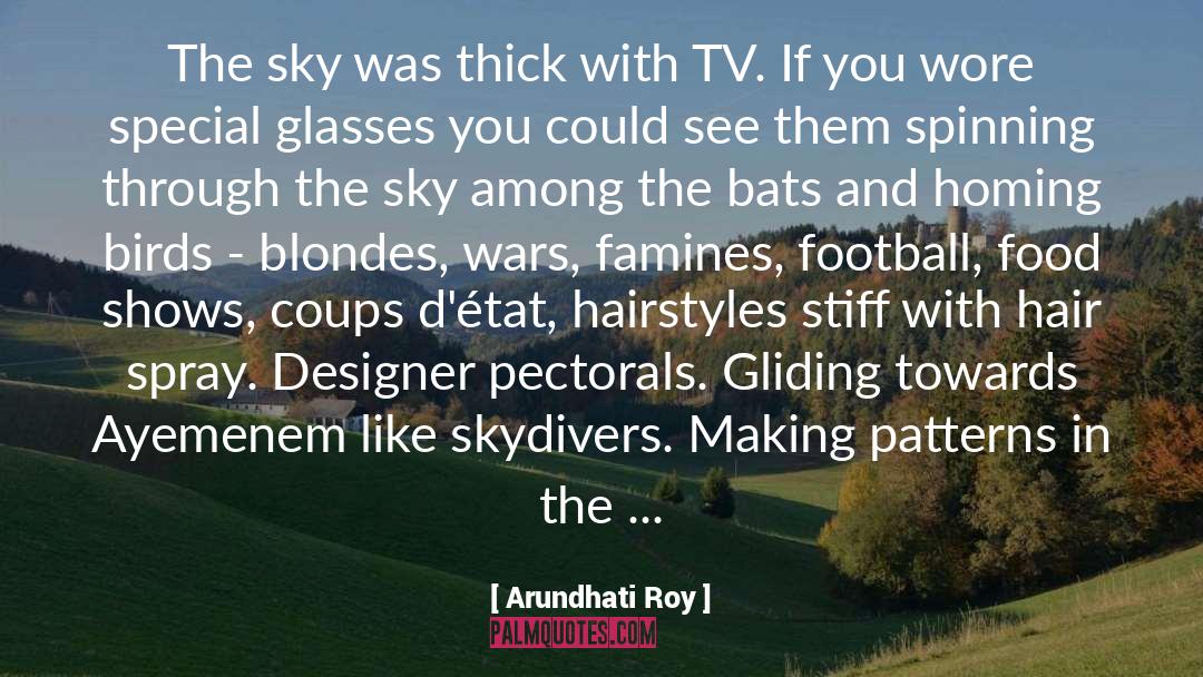 Blondes quotes by Arundhati Roy
