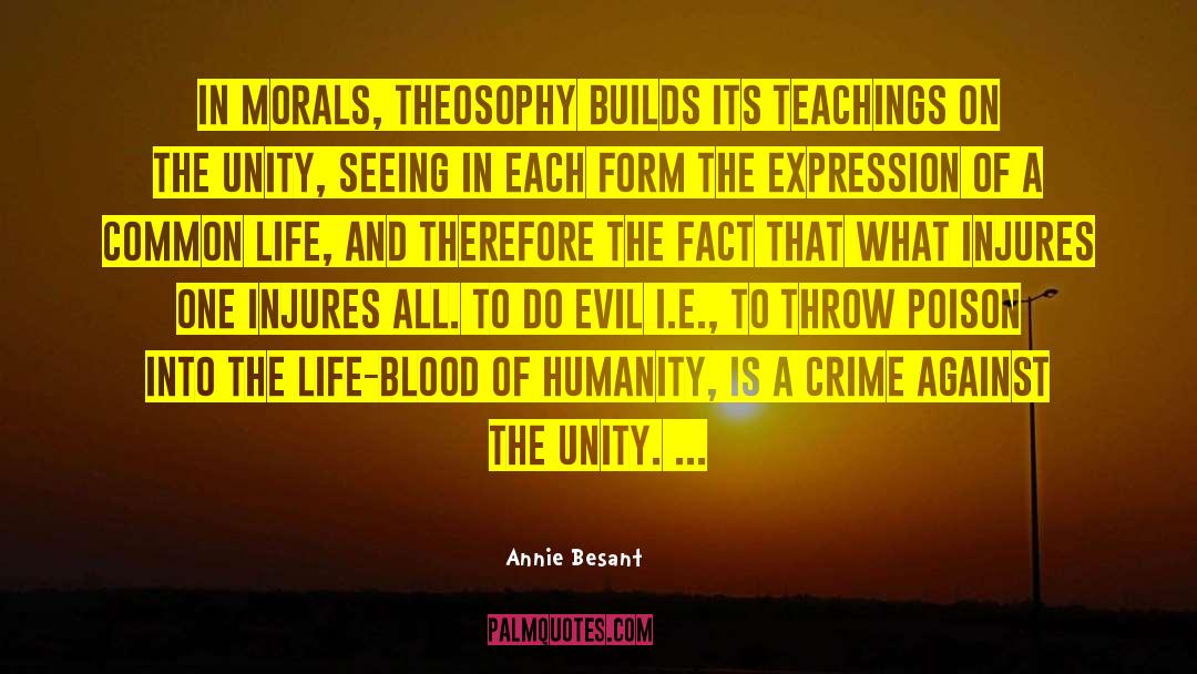 Blood Avenged quotes by Annie Besant