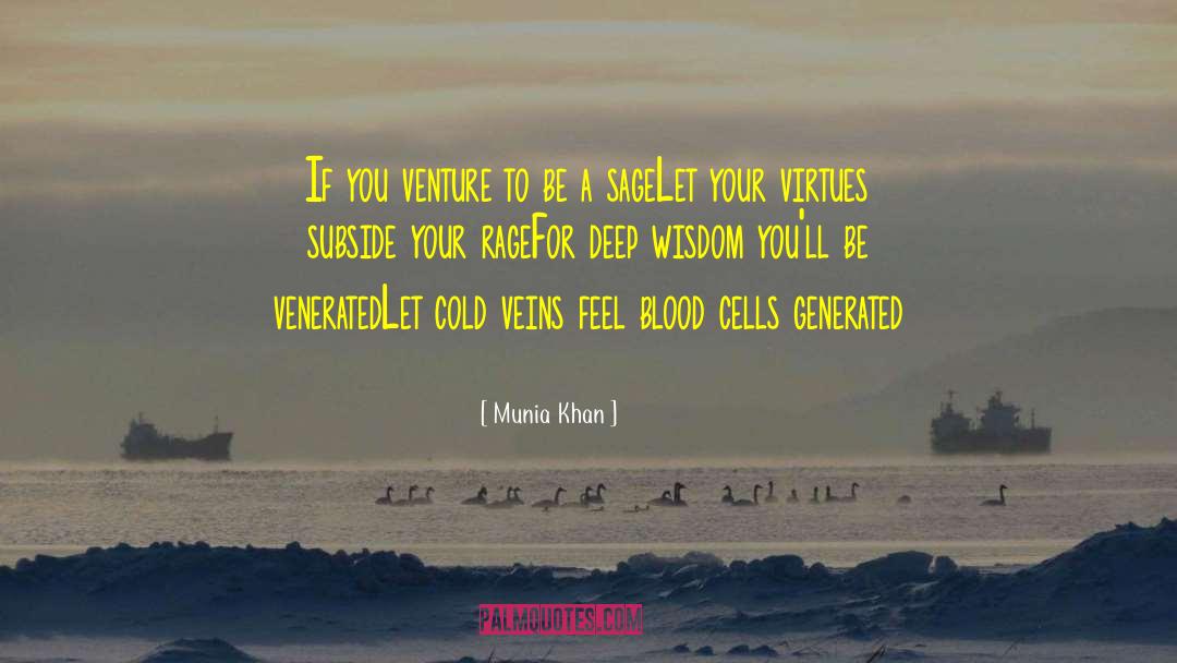 Blood Cells quotes by Munia Khan