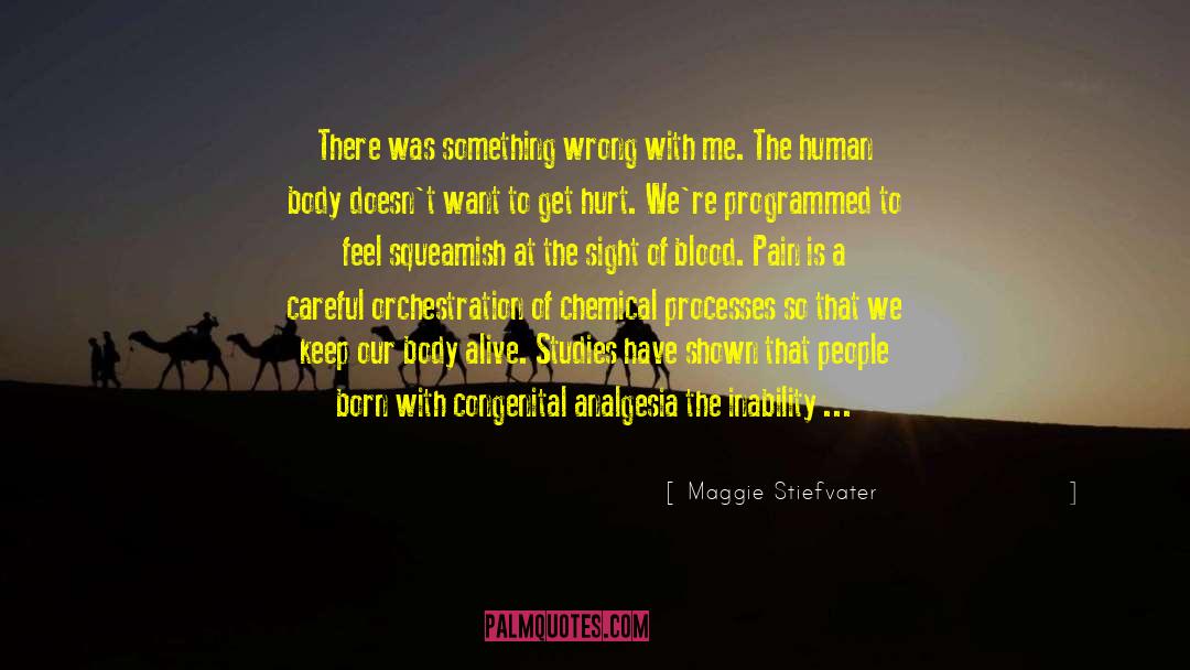 Blood Kurdling Observation quotes by Maggie Stiefvater