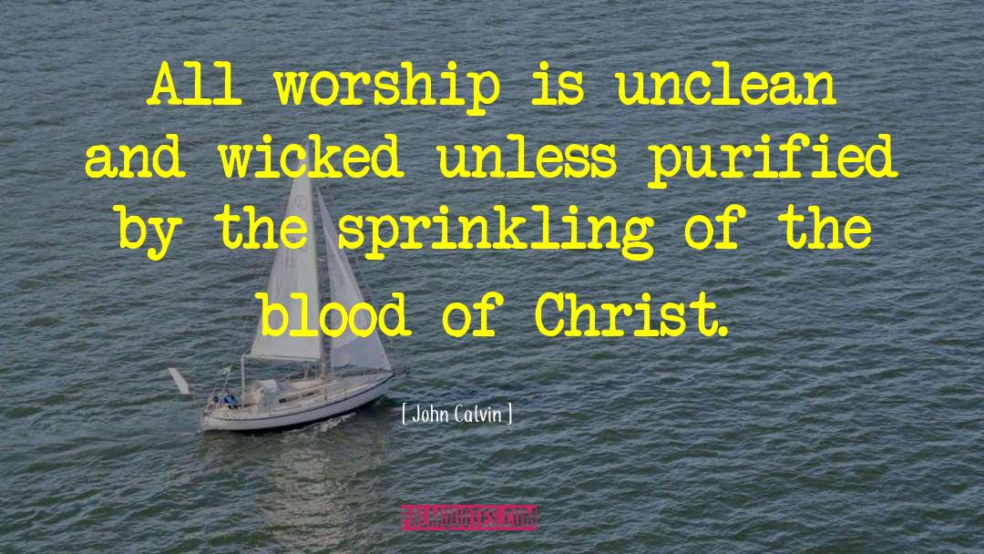 Blood Marks quotes by John Calvin