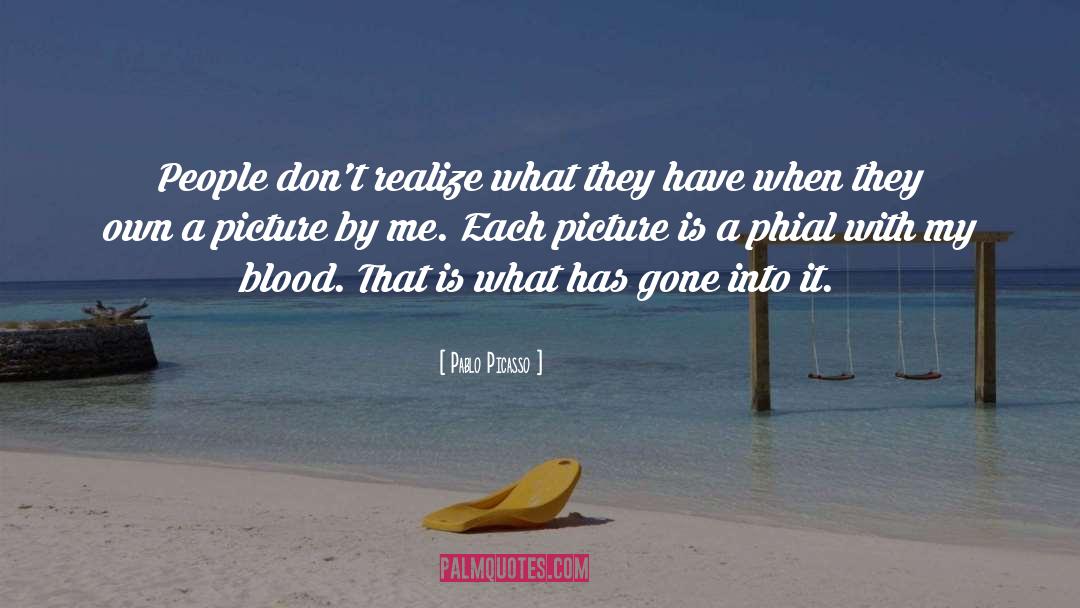Blood Marks quotes by Pablo Picasso