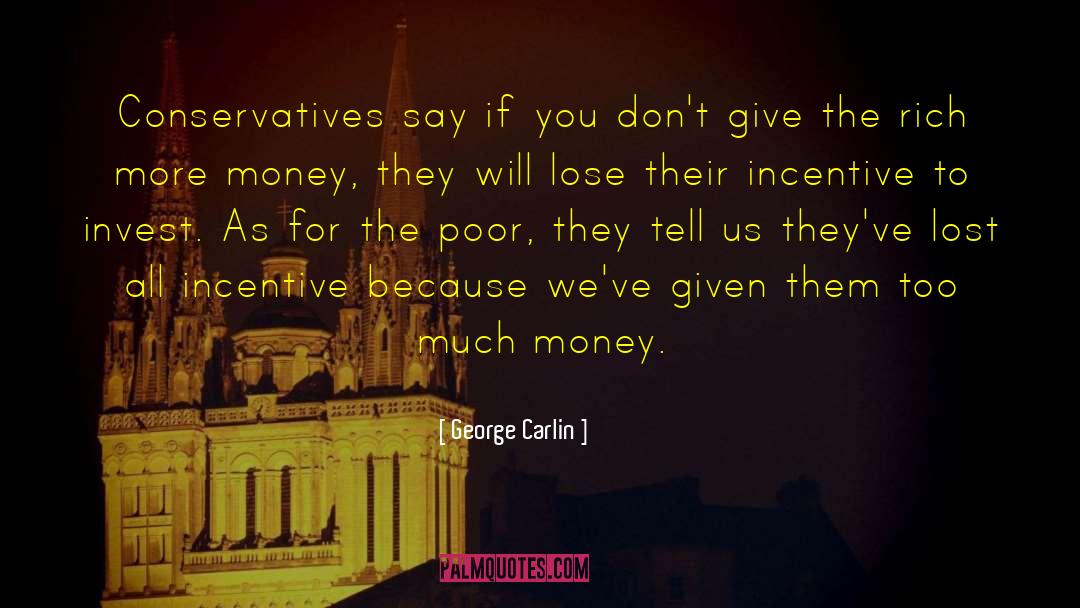 Blood Money quotes by George Carlin