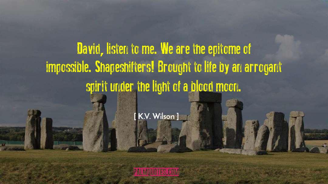 Blood Moon quotes by K.V. Wilson