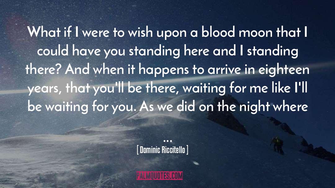 Blood Moon quotes by Dominic Riccitello