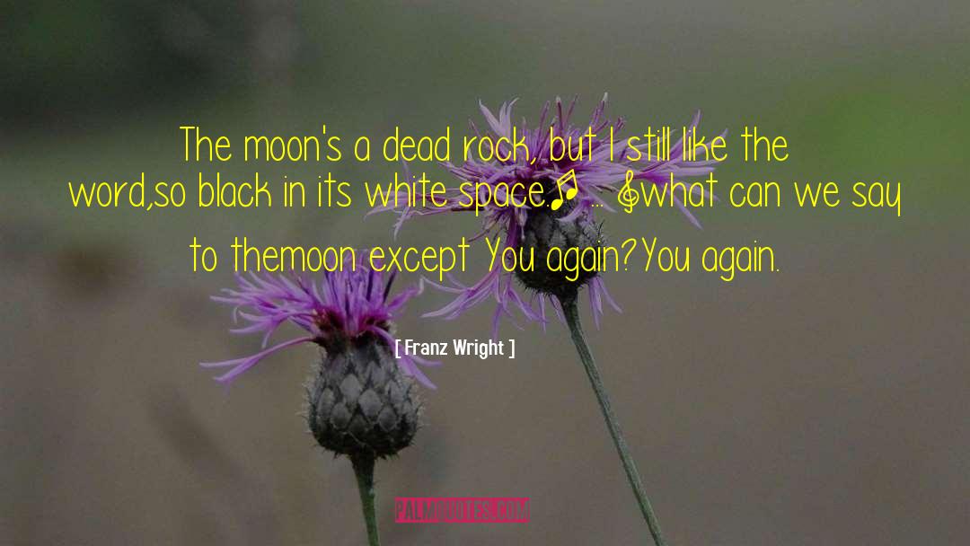 Blood Moons quotes by Franz Wright