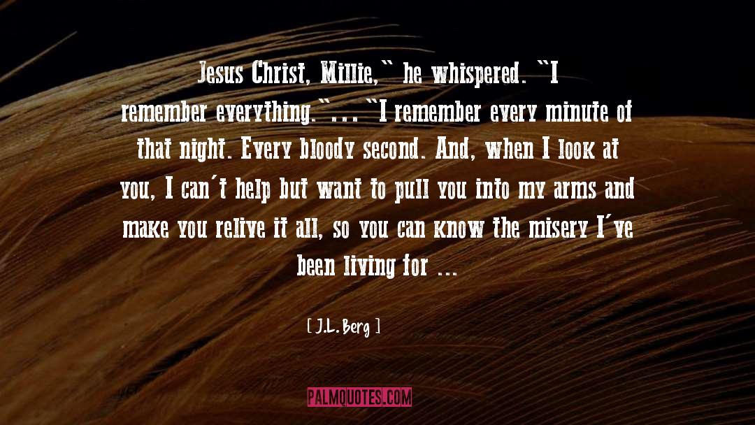 Blood Of Jesus quotes by J.L. Berg