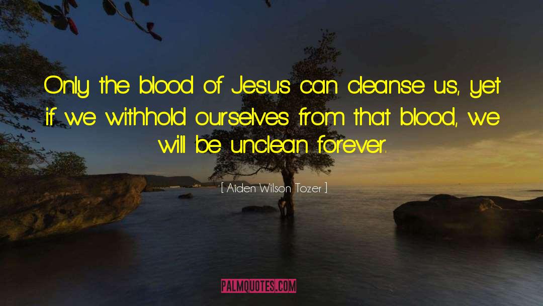 Blood Of Jesus quotes by Aiden Wilson Tozer