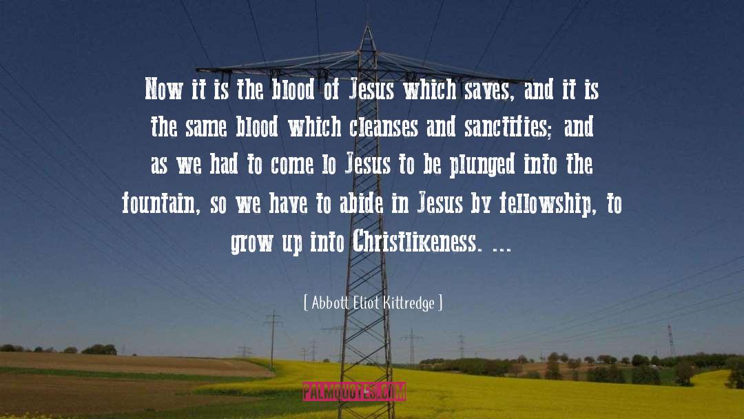 Blood Of Jesus quotes by Abbott Eliot Kittredge