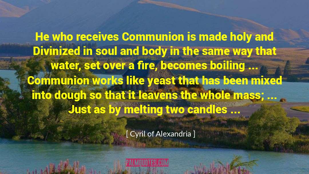 Blood Of Jesus quotes by Cyril Of Alexandria